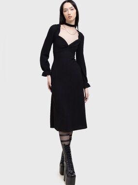 killstar paranormal shirt dress Killstar Truth Skull Demon Satanic Gothic Distress Top T Shirt Dress KSRA001336